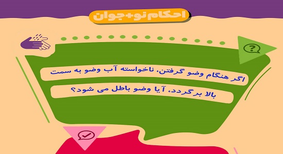 پوستر؛ احکام وضو
