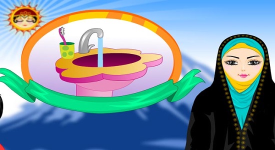 وضوی دختر خانم ها پیش نامحرم