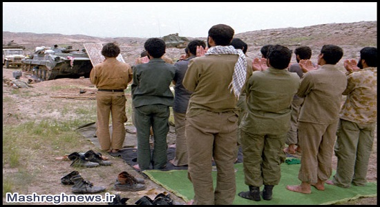 نماز در حال فرار