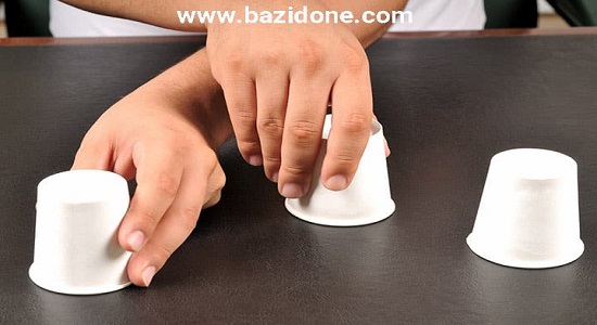 بازی گروهی حرکات فنجان ها
