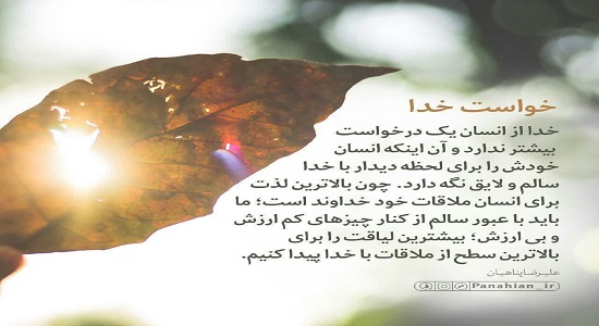 لیاقت دیدار خدا