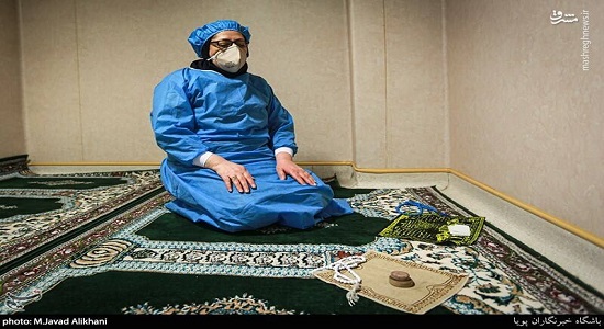 دلنوشته؛ او بین نمازم بود