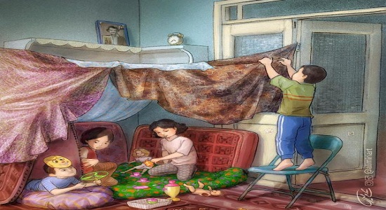 ساخت قلعه مقوایی