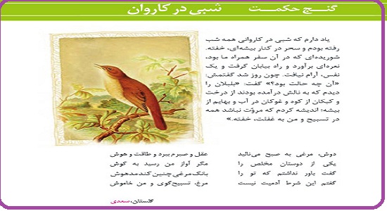 حکایت؛ شبی در کاروان