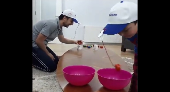 بازی تمرکزی ماهیگیری بدون دخالت دست