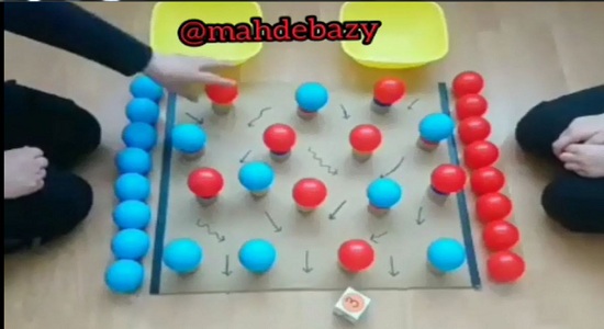 بازی هیجانی جمع آوری توپ
