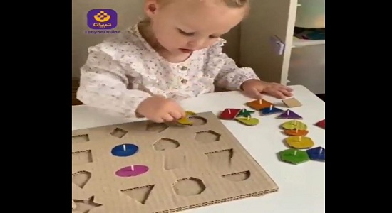 بازی با اشکال هندسی