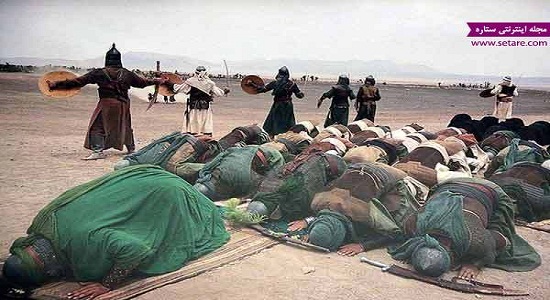 نماز در روز عاشورا و حتی در دوران اسارت حضرت زینت