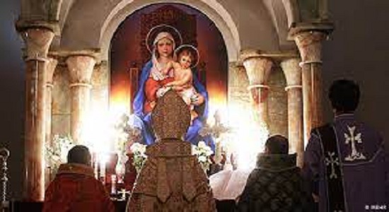  سخنرانی آیت الله حائری در کلیسا به مناسبت میلاد حضرت عیسی (ع)